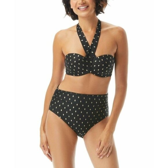 Coco Reef 32/34D Multi-Way Printed Bikini Top 346 - Picture 2 of 7